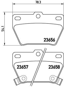 КОЛОДКИ ТОРМОЗНЫЕ ЗАДНИЕ-(TOYOTA RAV4 00>05CHERY TIGGO 08>12)