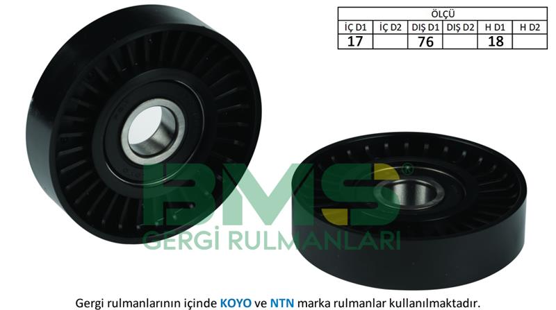 РОЛИК НАТЯЖИТЕЛЯ ГЕНЕРАТОРА CLIO II-MODUS 1.4 16V 00=>