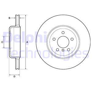 ДИСК ТОРМОЗНОЙ ЗАДНИЙ BMW F10 F12 F01 F02