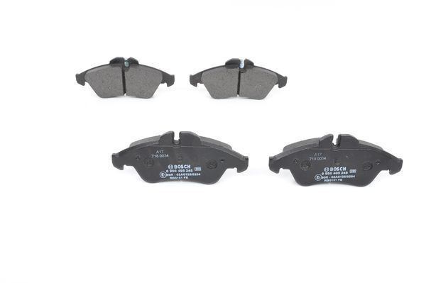 КОЛОДКИ ТОРМОЗНЫЕ ДИСКОВЫЕ ПЕРЕДНИЕ MERCEDES W638 B901>B904. VW LT 28-35-46