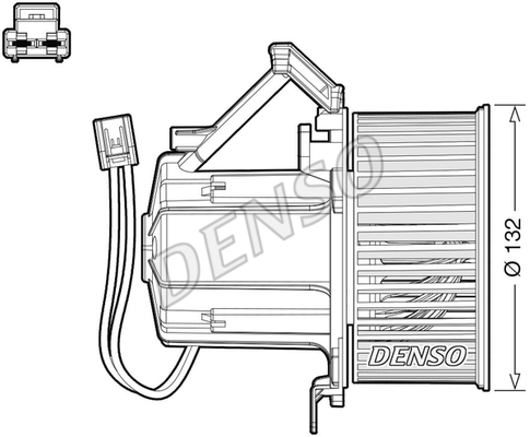 ВОЗДУХОДУВКА КАБИНЫ AUDI A4 (8K. B8) (07-15)