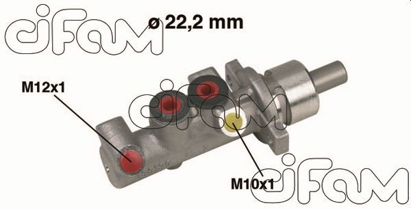 ЦИЛИНДР ГЛАВНЫЙ  KNG-KNG EXPRESS 1.2-1.4-1.6-1.5DCI-1.9 DTI 98=> С АБС (22.2mm)