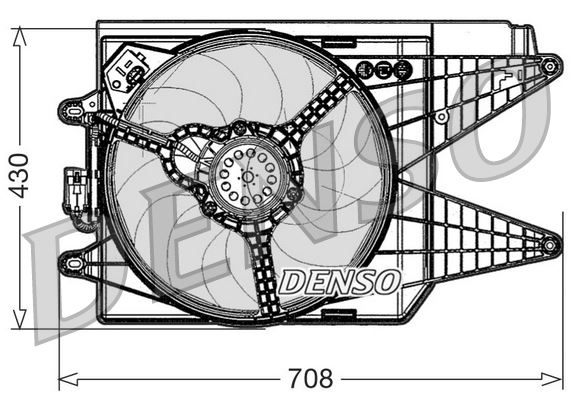 ВЕНТИЛЯТОР РАДИАТОРА ABARTH 500  595 (C) (312) (07-)