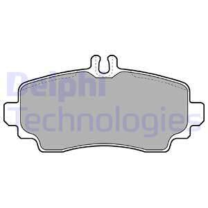 КОЛОДКИ ТОРМОЗНЫЕ  ПЕРЕДНЯЯ MERCEDES A-CLASS W168 99>04