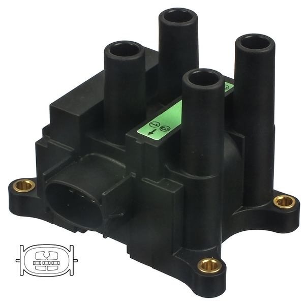 КАТУШКА ЗАЖИГАНИЯ FOCUS CMAX 1.6-1.8-2.0 16V-01=> FUSION 1.4-1.6-KA 1.3I-MONDEO II 04=>FIESTA MAZDA 2