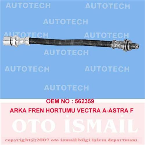 ШЛАНГ ТОРМОЗНОЙ  ЗАДНИЙ ASTRA-F-VECTRA-A