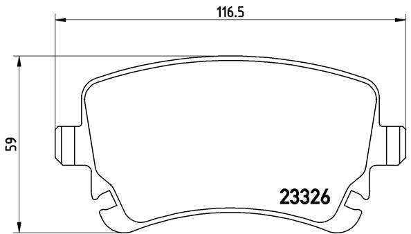 КОЛОДКИ ТОРМОЗНЫЕ ЗАДНИЕ (AUDI A6 05-11 A8 04-10)