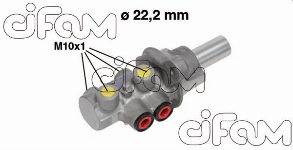 ЦИЛИНДР ГЛАВНЫЙ I DOBLO 1.4-1.6 02=> 1.6 02=> (22.2mm)
