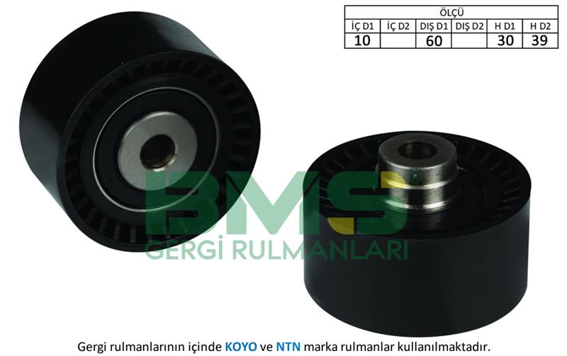 РОЛИК ЭКСЦЕНТРИКОВЫЙ НАТЯЖНОЙ  P206-306-307-406-407-EXPERT-BERLINGO-JUMPY-XSARA-SCUDO 1.9D-2.0HDI-SAXO 1.5D