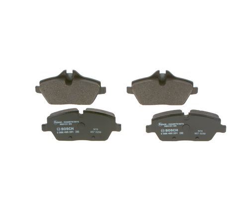 КОЛОДКИ ТОРМОЗНЫЕ ДИСКОВЫЕ ПЕРЕДНИЕ BMW E87 MINI R55 R56 R57 R58 F54