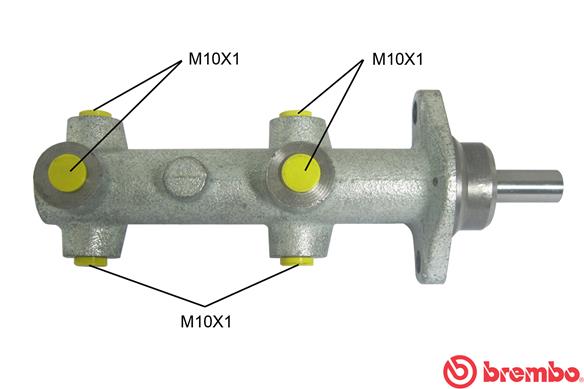 ЦИЛИНДР ГЛАВНЫЙ ТОРМОЗНОЙ  AUDI 50 (863) 0874-0778-AUDI 80 B1 SALOON (80. 82) 0572-0778-AUDI 80 B2 SALOO