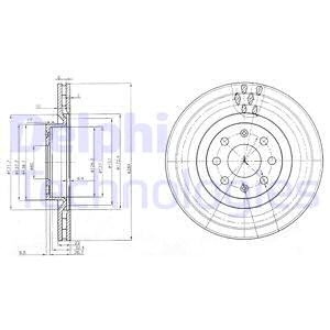 ДИСК ТОРМОЗНОЙ ПЕРЕДНИЙ CORSA D 07> CORSA E 14> ADAM 13> PUNTO EVO-GRANDE PUNTO 05> (284x22x6DLxHAVALI 15 ДЮЙМОВ