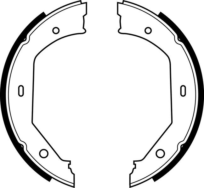 КОЛОДКИ РУЧНОГО ТОРМОЗА BMW E39 E46 F30 E81 E87 E88 E82 F22 F87 E90 E93 E92 E91