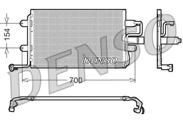 РАДИАТОР КОНДИЦИОНЕРА AUDI A3 (8L) (96-03)