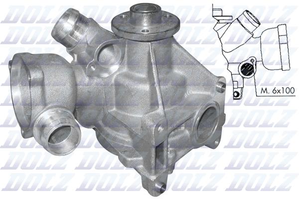 НАСОС РЕЦИРКУЛЯЦИОННЫЙ MERCEDES M103 W124 W201 W126 R107