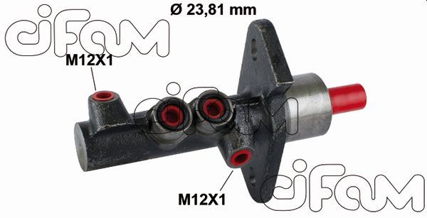ЦИЛИНДР ГЛАВНЫЙ  FIESTA 1.0I-1.25I-1.3I-1.4I-1.8D (96-02) 23.81mm (С АБС)