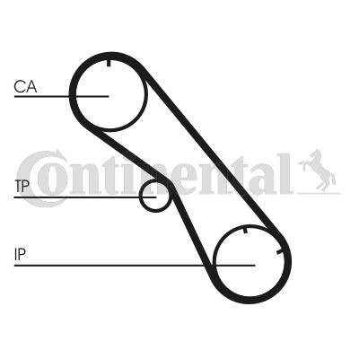РЕМЕНЬ ГРМ (102x250) TOYOTA LANDCRUISER 3.0TD (90-00) HILUX 3.0D (93-00) CT860