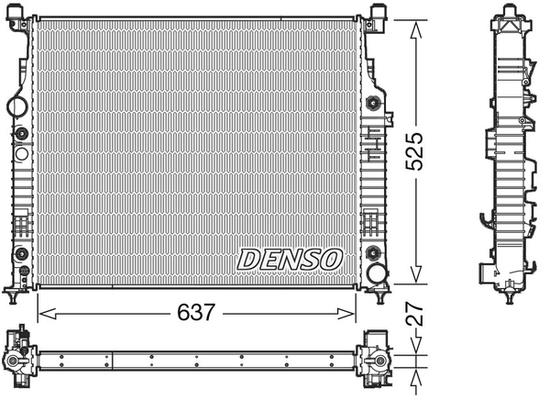 РАДИАТОР ОХЛАЖДЕНИЯ ДВС MERCEDES W164 X164 W251