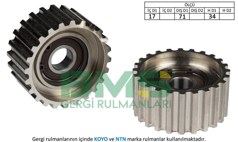 РОЛИК ЭКСЦЕНТРИКОВОГО НАТЯЖИТЕЛЯ DUCATO 2.3 JTD 02=>