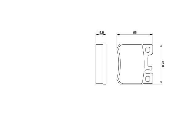 КОЛОДКИ ТОРМОЗНЫЕ ДИСКОВЫЕ ЗАДНИЕ MERCEDES W202 W124