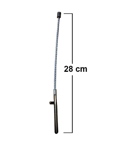ТРОС РУЧНОГО ТОРМОЗА ПЕРЕДНИЙ КОРОТКИЙ (28 СМ) M131 DKS 1600