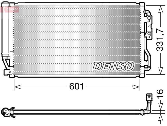 РАДИАТОР КОНДИЦИОНЕРА BMW 4 COUPECONVERT?BLE (F32. F33) (13-)